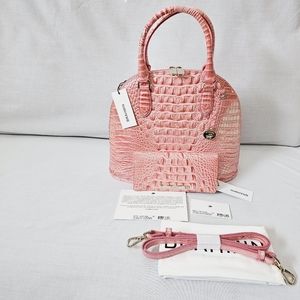 NWT Brahmin Georgina Pink Punch Melbourne w/Ady Wallet